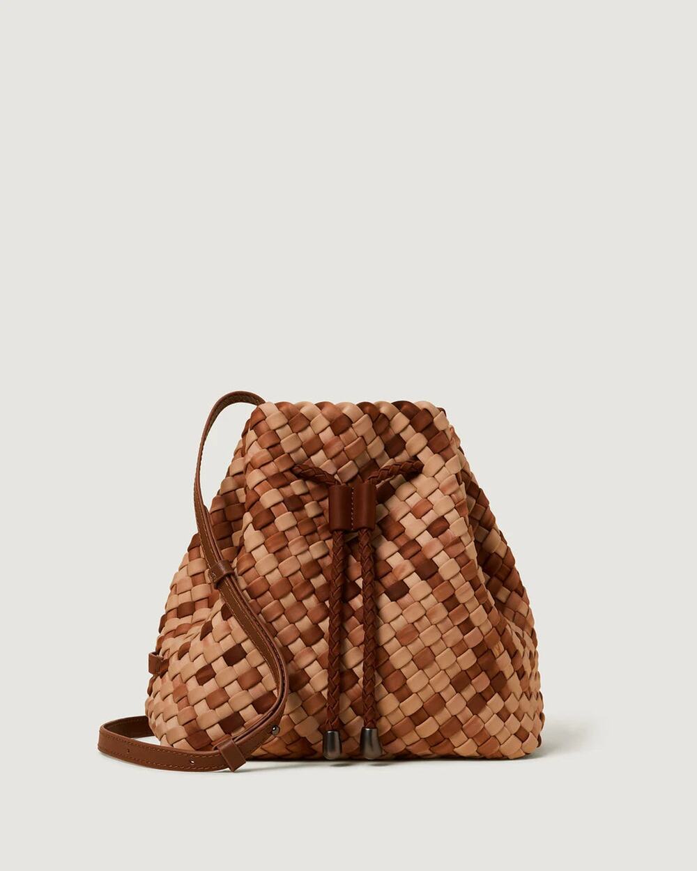 Naghedi Medium Gramercy Watercolor Bucket Bag in Fez
